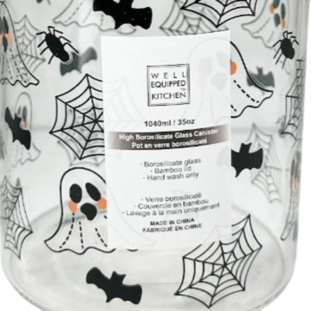 NEW Well Equipped Kitchen HALLOWEEN Storage Jar